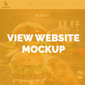 BurgerBoi website prototype